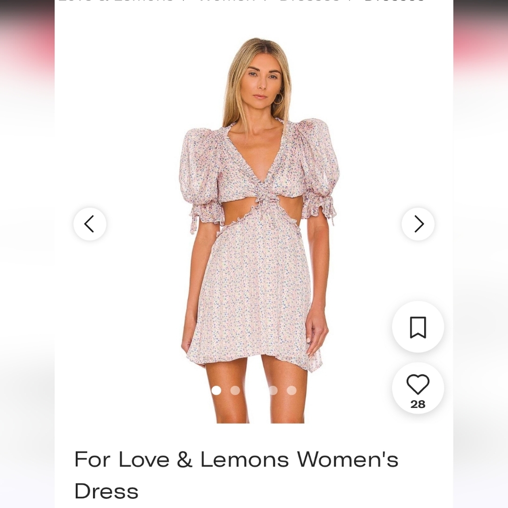 For Love And Lemons Phoebe Floral Dress